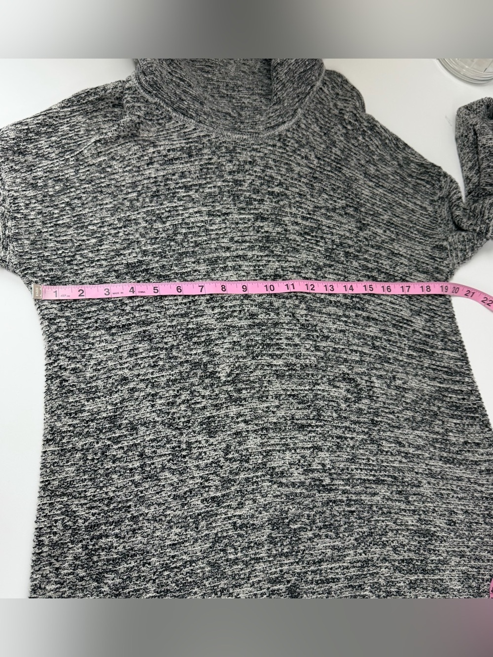 Pure J Jill Sweater Medium Womens Gray Cowl Neck Long Sleeve - Picture 8 of 10